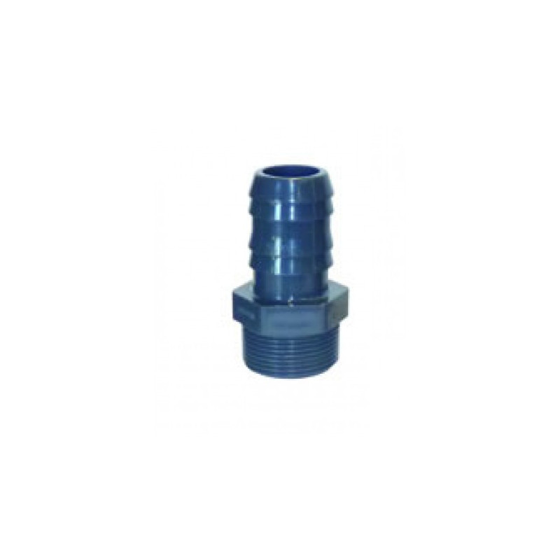 Embout cannelé PVC ou PP DN32 pour tuyau souple - 79013