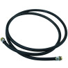 Flexible de distribution 6 mètres DN19 pour gasoil en caoutchouc avec 2 raccords filetés 1" - 77900