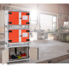 Armoire Batteries LOCKEX 8/10 Premium avec pieds monophasé - 711901