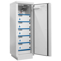Armoire coupe-feu 1 porte F105 BatterySafe a compartiments - 96002