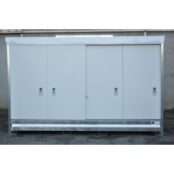 Conteneur Compack 8 fûts/2 IBC hauteur standard avec portes - 580004