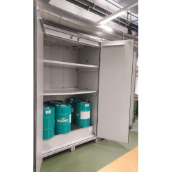 Conteneur d'intérieur Boxline coupe feu, Tenue au feu 90 Min 2 fûts F90 - 480202