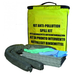 Kit Anti-Pollution, absorbants 20 litres tous liquides - 790388