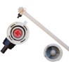 Canne d'aspiration pour pompe chimique version fût, longueur 1 000 mm, avec kit de refoulement - 790744